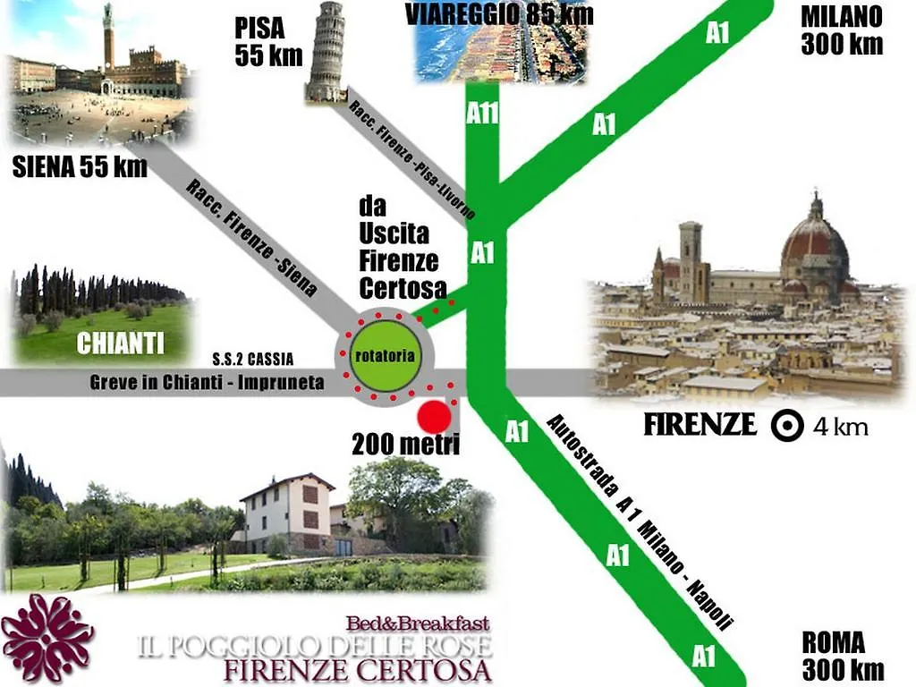 Il Poggiolo Delle Rose Bed&Breakfast Tavarnuzze Bed & Breakfast